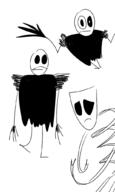 fanart female gangle male mm mr._freeman sad sfw sketch the_amazing_digital_circus // 615x1024 // 122KB